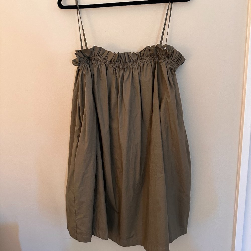 L'Academie Baby Doll Short Dress With Pockets